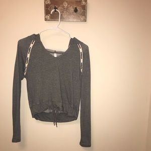 Comfy Gray Hooded Tee